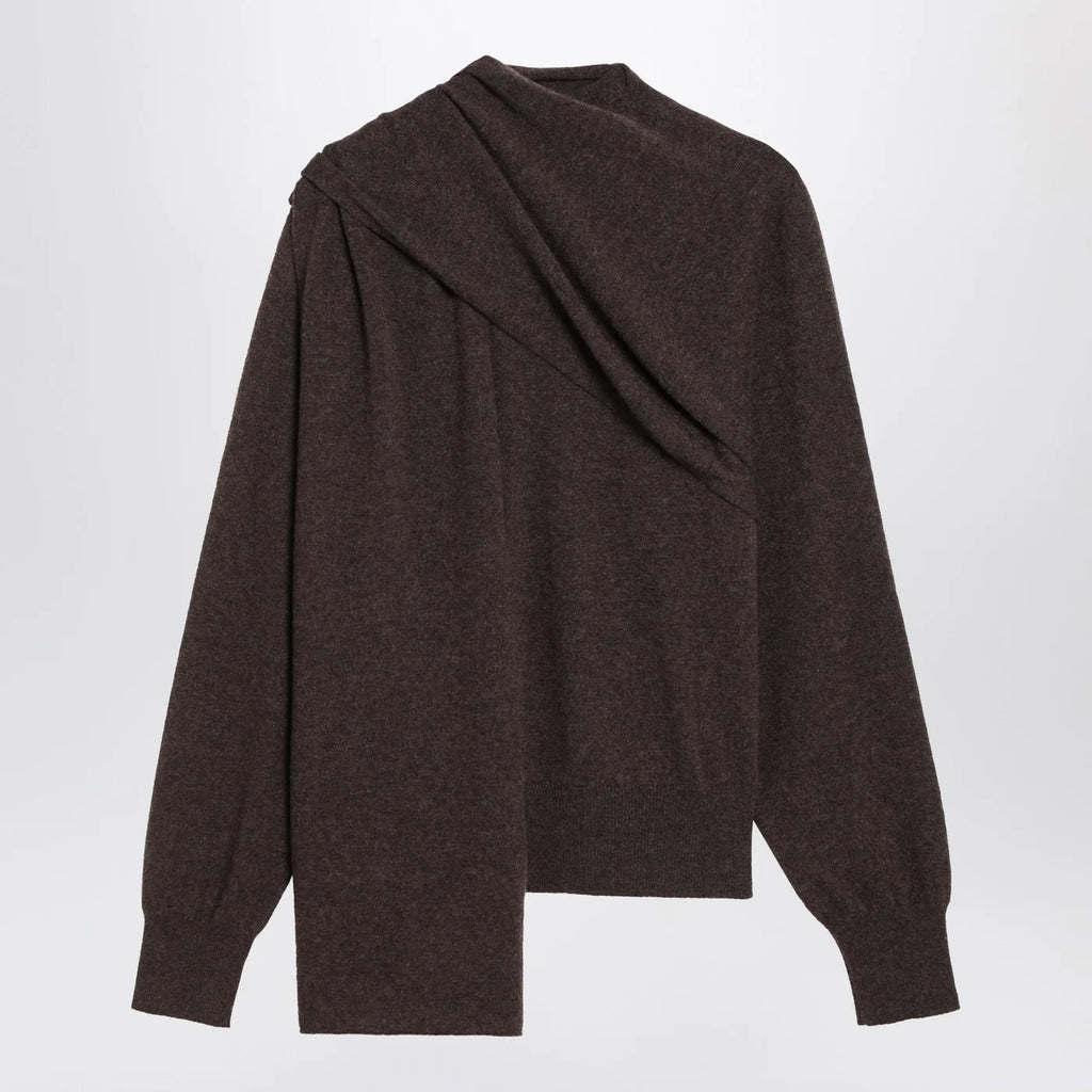 Ferragamo Clay mélange cashmere cardigan