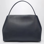 Ferragamo Navy and brown leather Hug Soft L handbag