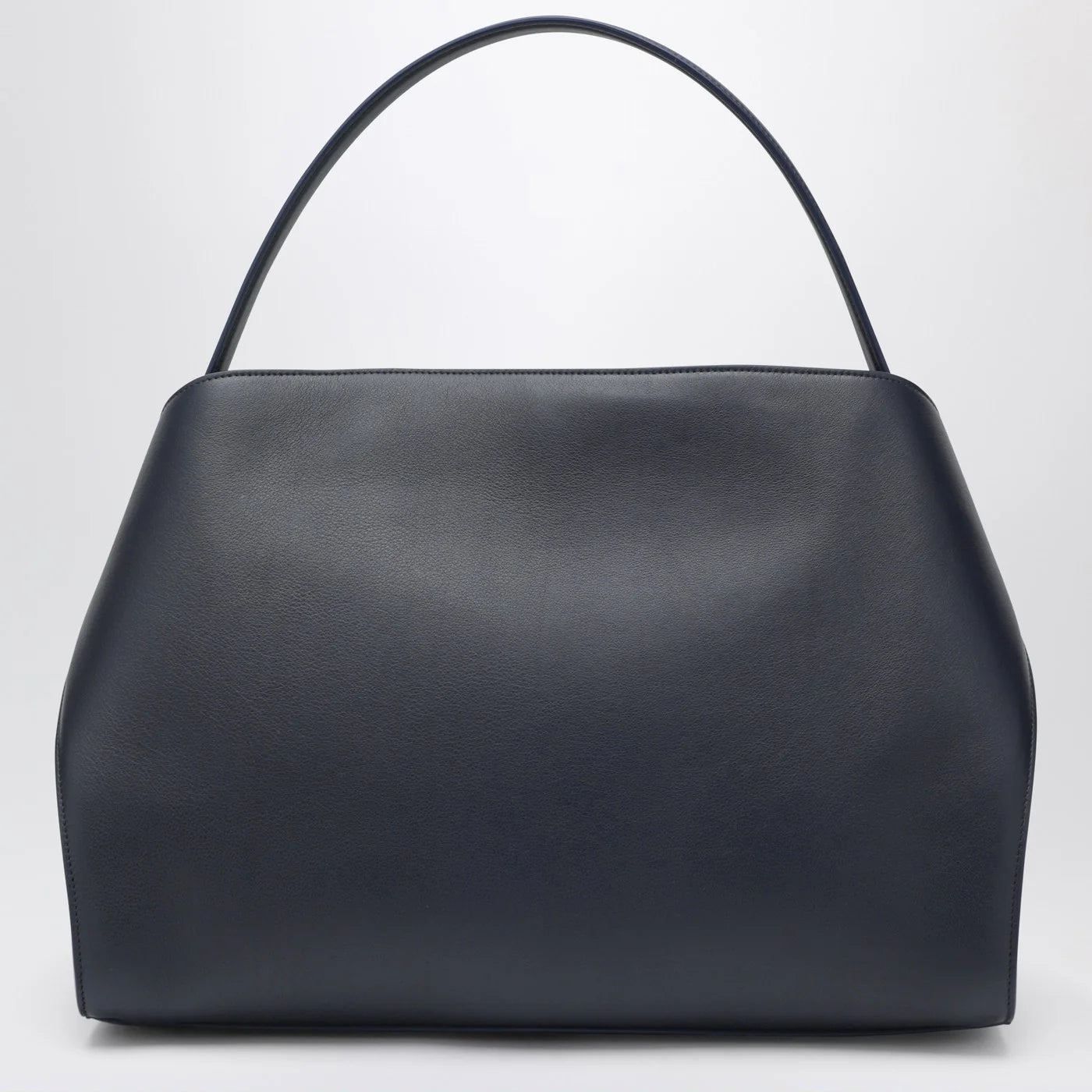 Ferragamo Navy and brown leather Hug Soft L handbag