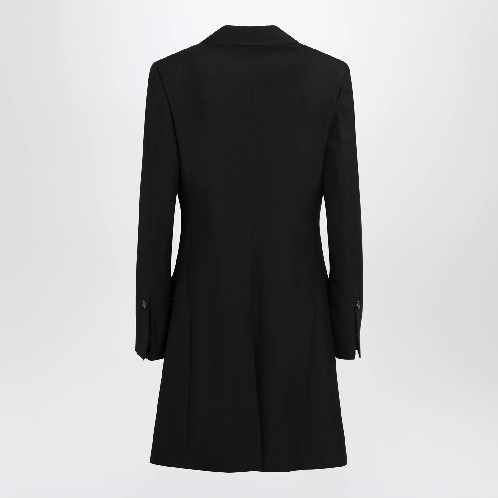 Ferragamo Black double-breasted wool-blend suit