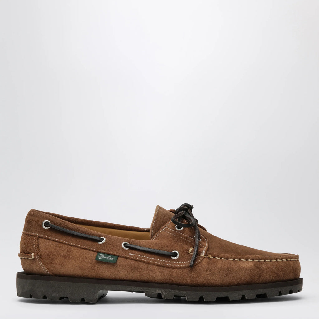 Paraboot Malo suede shoes Cognac color