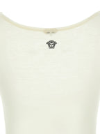 Versace La Medusa Embroidery Top