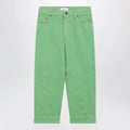 Versace Pastel green Capri jeans