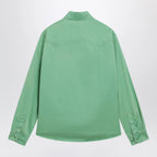 Versace Green cotton shirt