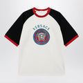 Versace White/black cotton T-shirt with Medusa print