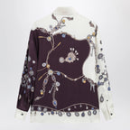 Versace Stolen Jewels Printed Shirt in Silk Twill