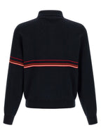 Versace Inlaid Striped Polo Shirt