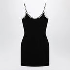 Versace Black stretch viscose mini dress
