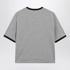 Versace Cotton Jersey T-Shirt with Printed Logo