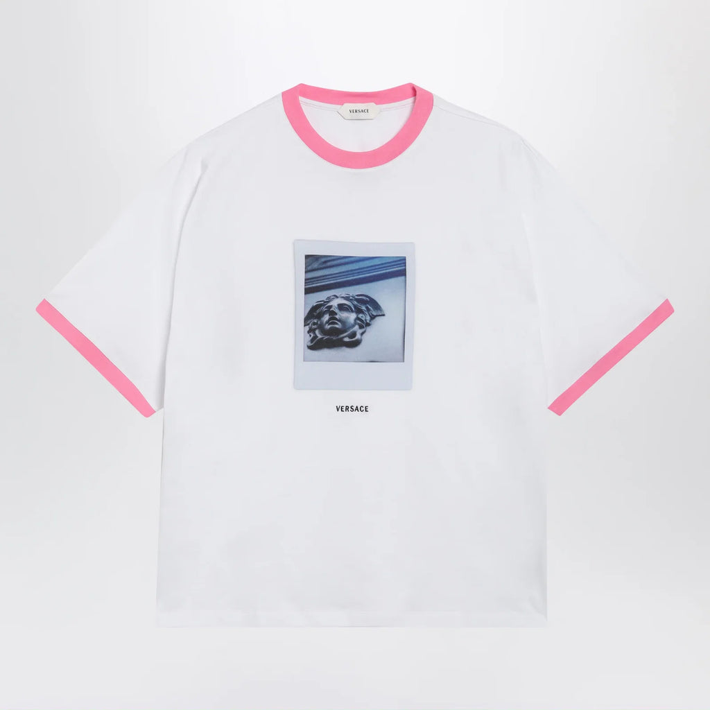 Versace Regular-fit cotton jersey T-shirt with Medusa print
