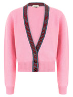 Versace Wool And Cashmere Cardigan