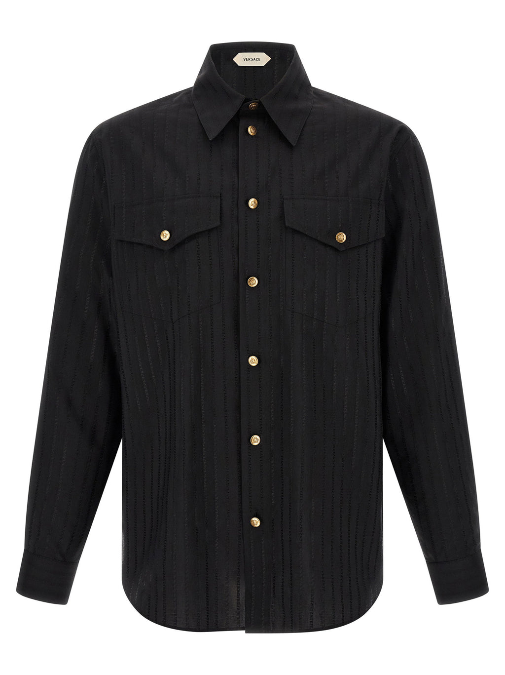 Versace Jacquard Silk Shirt