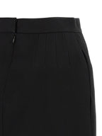Versace Grain De Poudre Wool Skirt
