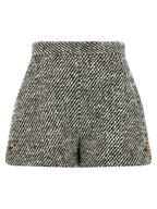 Versace Bouclé Wool Shorts