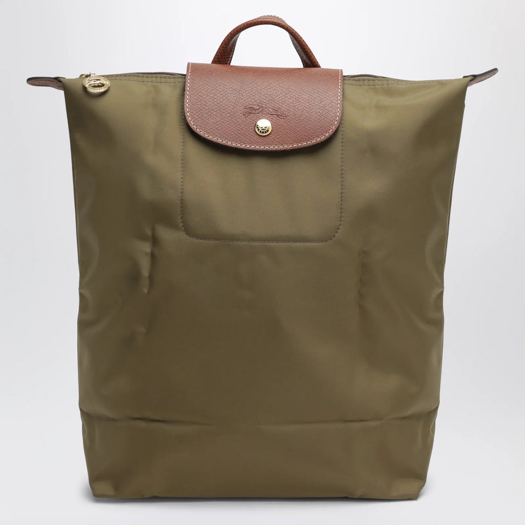 Longchamp M Le Pliage Original olive backpack