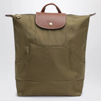 Longchamp M Le Pliage Original olive backpack
