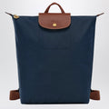 Longchamp M Le Pliage Original blue navy backpack