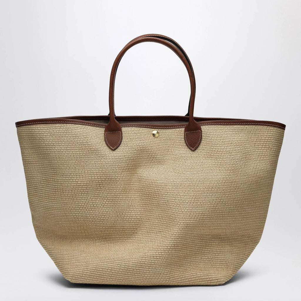 Longchamp Basket bag L Le Pliage brown