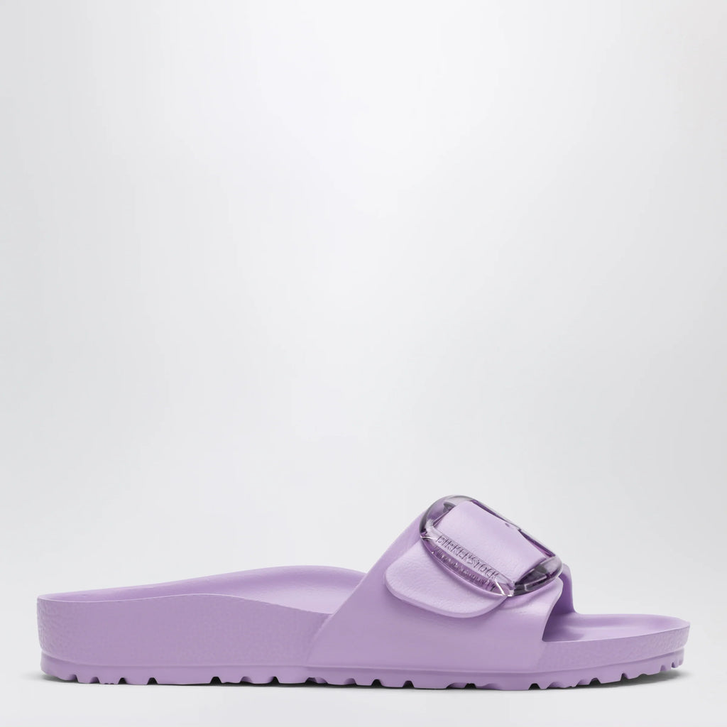 Birkenstock Madrid Big Buckle purple EVA slides