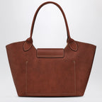 Longchamp L Épure leather shoulder bag brown