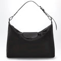 Longchamp Black XL Le Pliage Xtra leather hobo bag