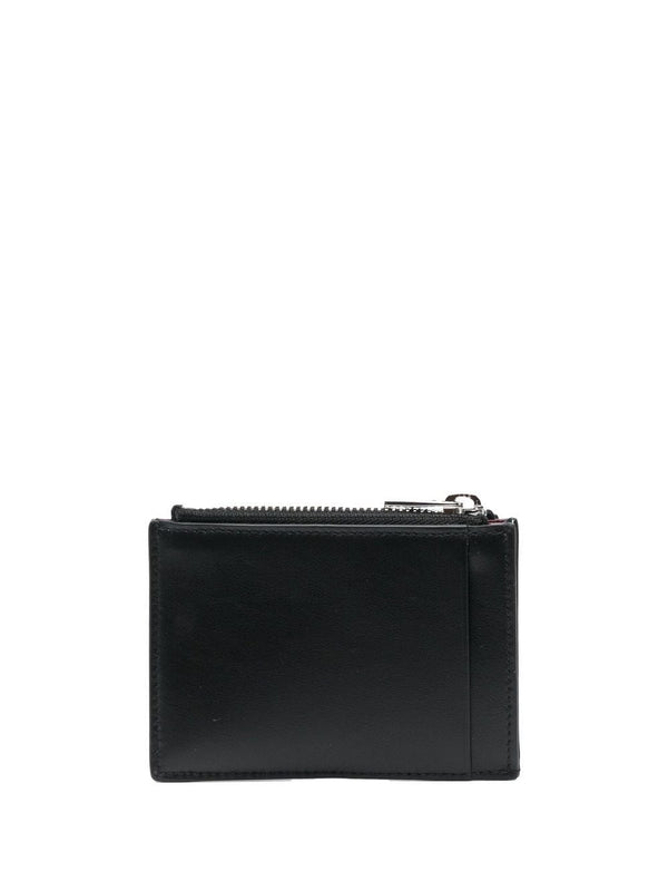 Alexander McQueen logo print cardholder