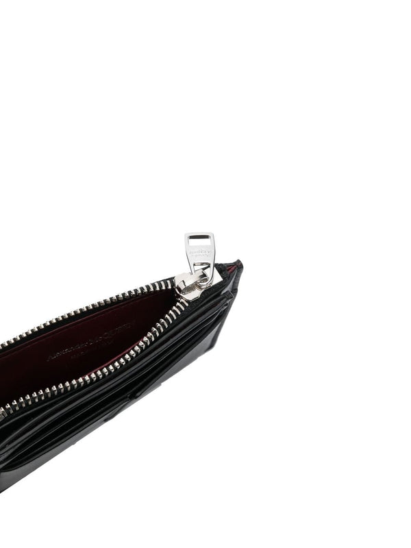 Alexander McQueen logo print cardholder