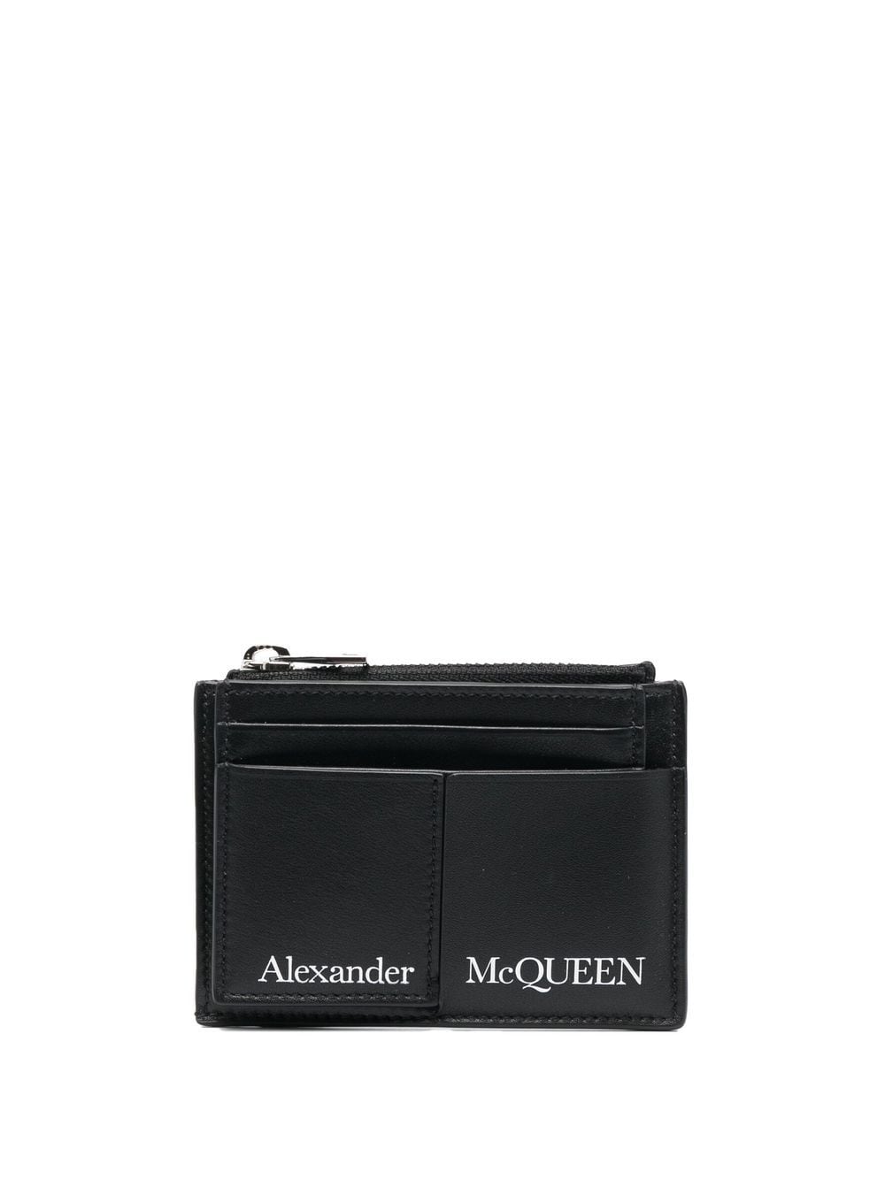 Alexander McQueen logo print cardholder