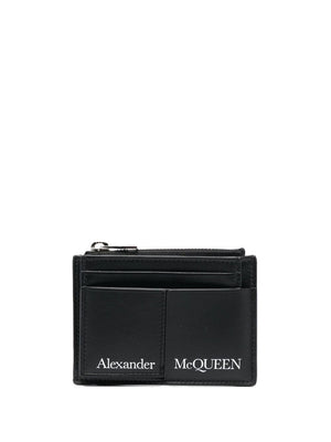 Alexander McQueen logo print cardholder