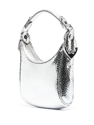 By Far Pre Cosmo metallic top-handle bag