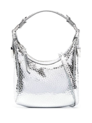 By Far Pre Cosmo metallic top-handle bag