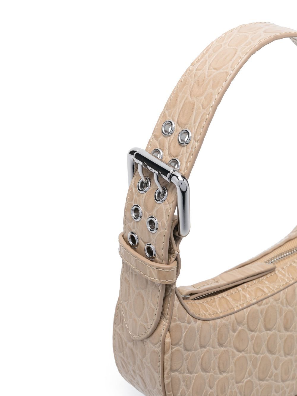 By Far Pre By Far mini Soho crocodile-embossed shoulder bag