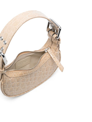 By Far Pre By Far mini Soho crocodile-embossed shoulder bag