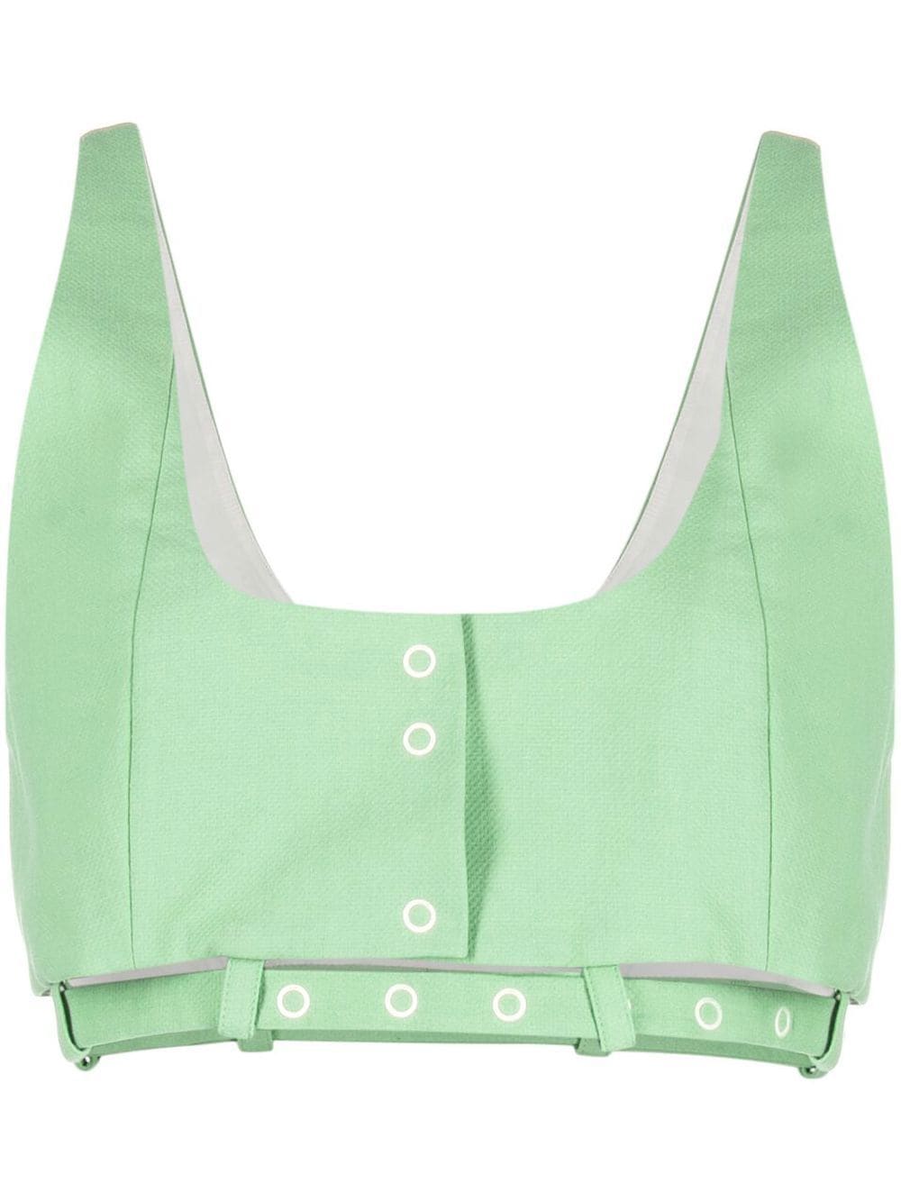 Ganni cropped tank top