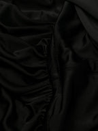 Saint Laurent draped sleeveless jersey dress