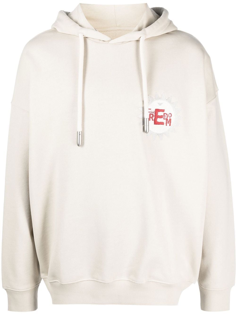 Emporio Armani cotton hoodie with logo