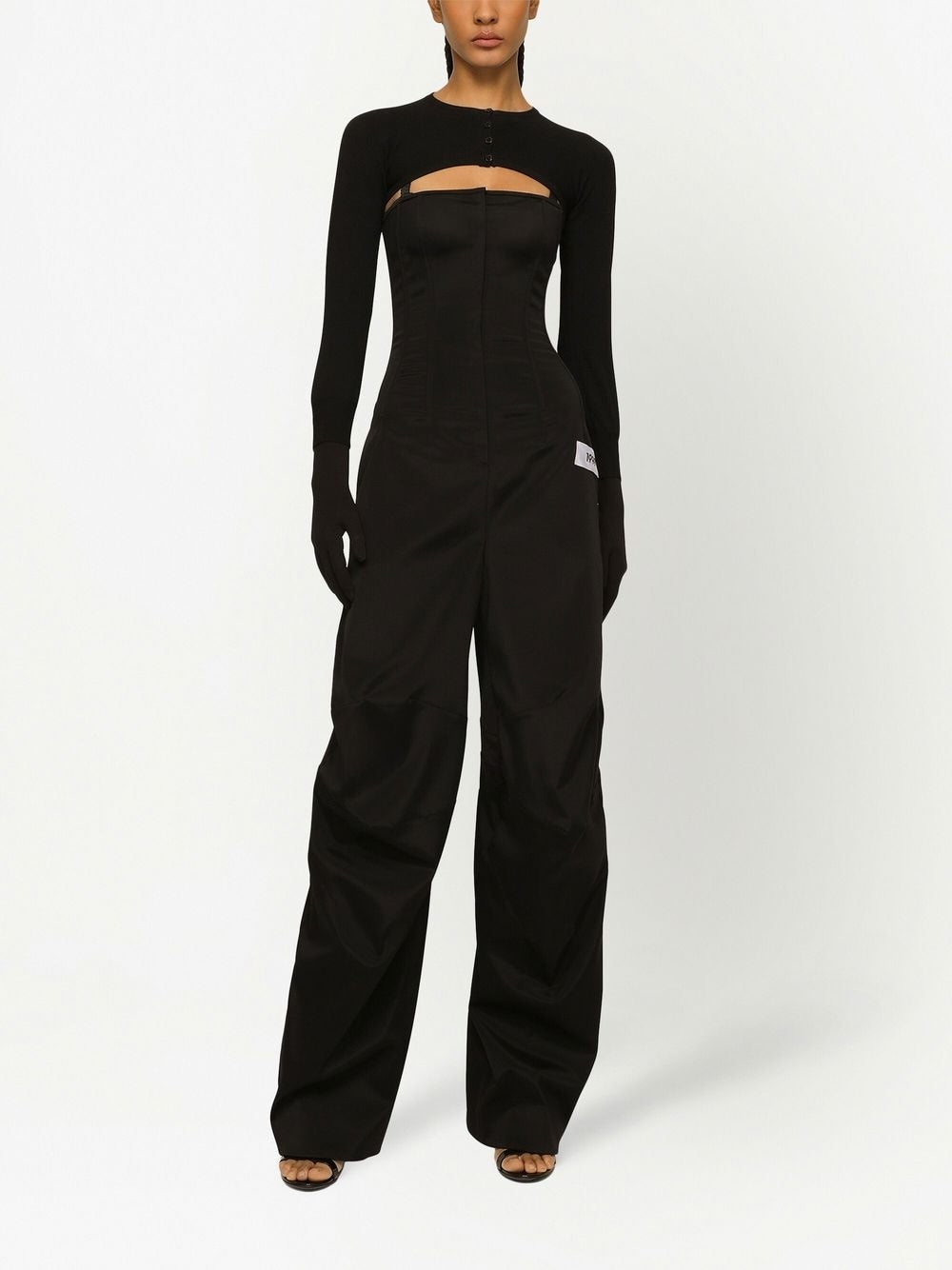 Dolce & Gabbana cropped button-fastening cardigan