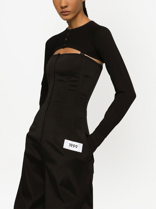 Dolce & Gabbana cropped button-fastening cardigan