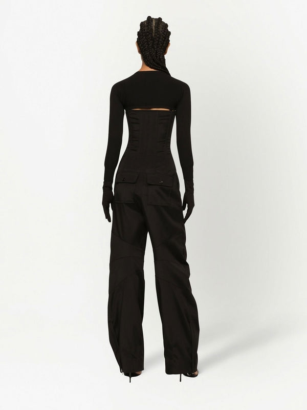 Dolce & Gabbana cropped button-fastening cardigan