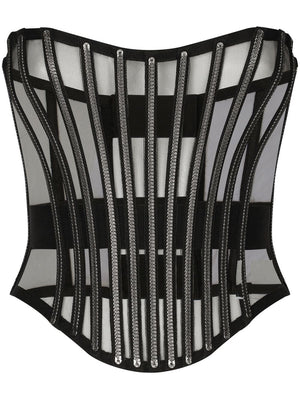 Dolce & Gabbana Tulle corset belt with boning