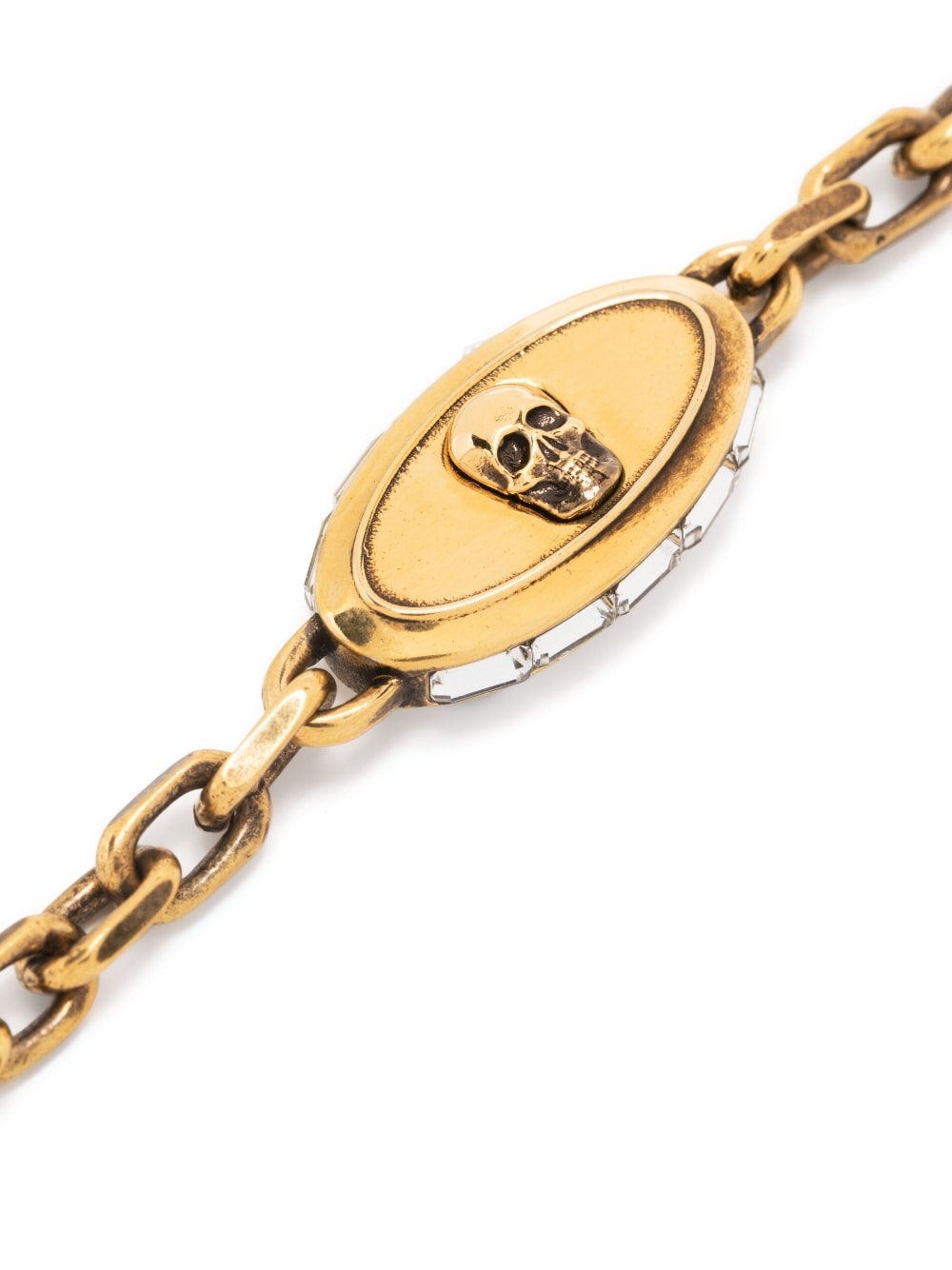 Alexander McQueen skull-detail chain-link bracelet