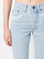 032C Patchwork organic cotton jeans