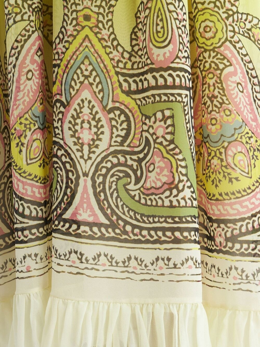 Etro Silk dress with paisley print and gradient effect