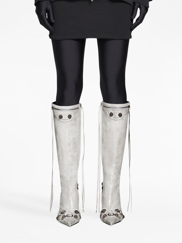 Balenciaga cagole leather boots