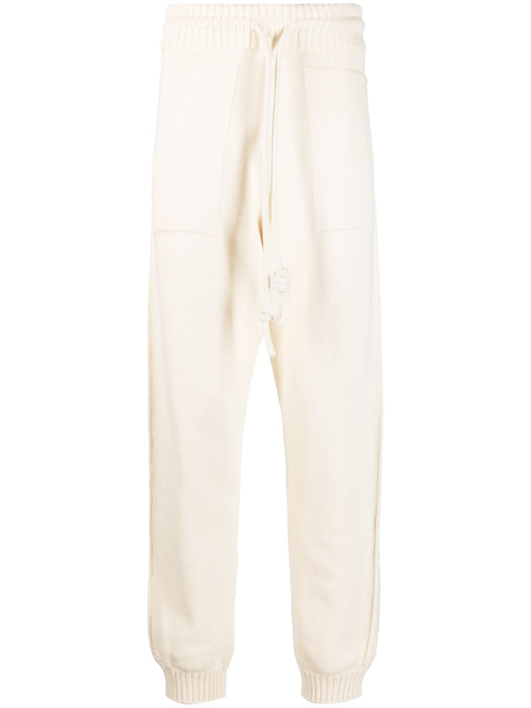 Off White Diag-stripe knitted track pants