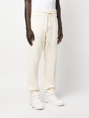 Off White Diag-stripe knitted track pants