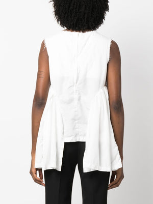 Comme Des Garcons Tank top with draped detail