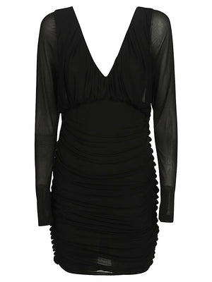Saint Laurent Short dress with V-neck