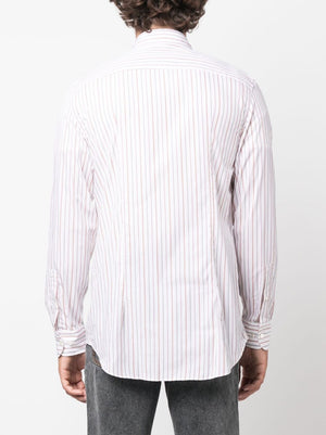Etro Striped shirt with embroidery