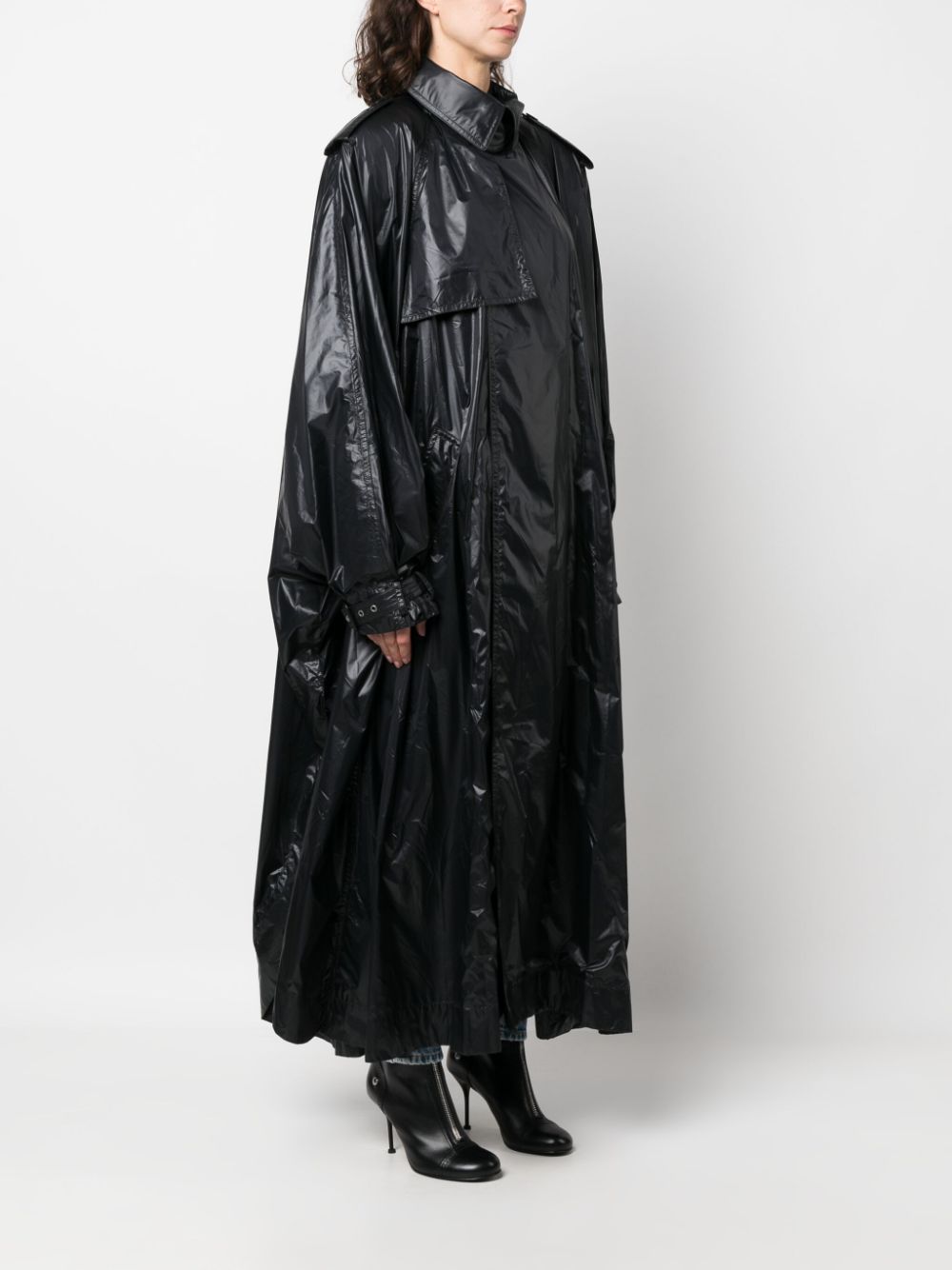 Saint Laurent shoulder-pad Oversized Trench Coat